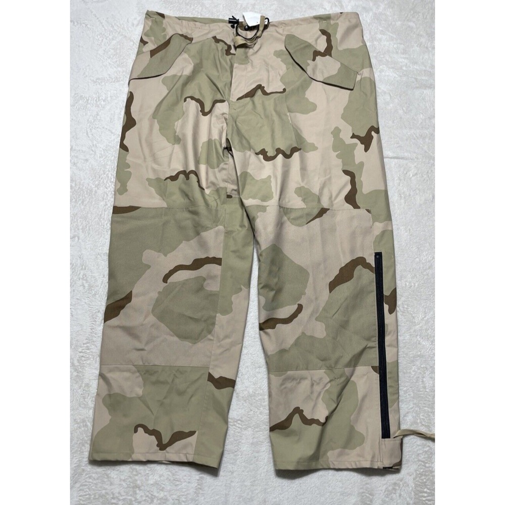Gore-Seam Camo Pants Mens XL Regular Desert Cold Weather Trousers Fed Prison Ind